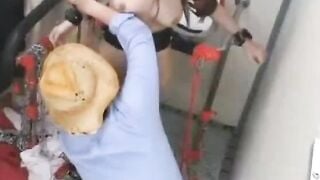 Hot Japanese college girl Fucked in Public Toilet