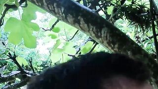 Outdoor Bare-Assed Latin Studs Fucked Raw by Porn Star Leo Grandio