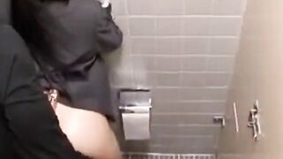 Ass-Fucking college girl in Toilet - Anal Teen Fucked by Older Man" (Japanese to English translation)
