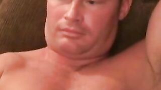 Hair Bear's Big Dick Jerk-Off Session