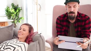 Tatted Up Milf Gets Slammed Hard On The Couches - PornPros