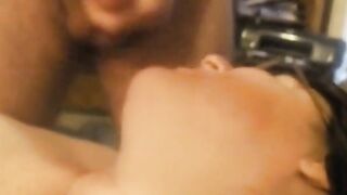 Amature Teen Babe Gives Blowjob & Gets Creampie in Her Pussy - Old Man Fucks barely legal Gal