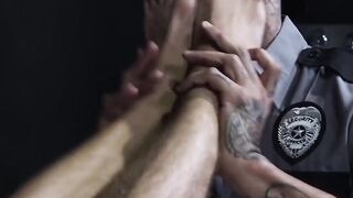 Beard Me Up! Foot-Fucking Prisoner Gets Anal Pounded By Guard