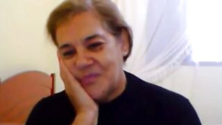 Grandma's Mature webCam - Old Lady Shows Off Her Huge Boobs
