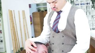 Ass-Fuck Me Barbershop Blonde Babe" or "Blowjob & Anal Sex with Hot Brunette Hottie