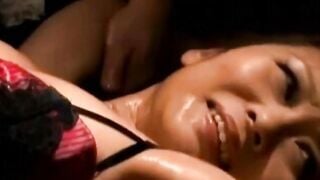 Asian Babe in Bondage Fetish Rides Vibrator to Ecstasy