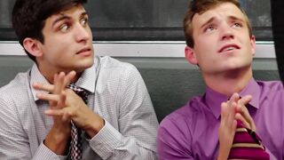 Office Bros Go Full Throttle With Each Other's Dicks" or "Buddys Next Door Office Fucks!