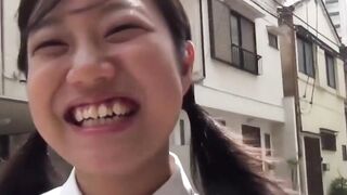 college girl's Funny Challenge - Bizarre Task Completed With A Smile