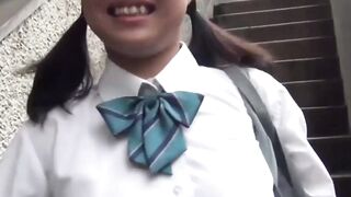 college girl's Funny Challenge - Bizarre Task Completed With A Smile