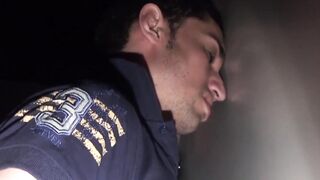 Hunk's Glory-Hole Surprise - Anal Creampie