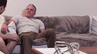 Grandpas Oldest Trick - Muscular Hunks Fucking Mature Man