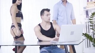 Bi-Sexual Threesome Surprise! - Daphne Kelly & Rami Mika (PornPros)