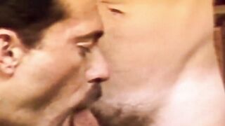 Retro Stevie-Collins" - Vintage Pornstar Fucks barely legal Guy In The Ass And Gets A Facial Load Of Sperm On His Face!