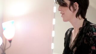Transsexual Domina's Rough Sex Play with Bi Curious Husband!