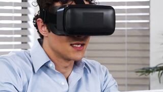 Virtual Reality - Busty MILF Victoria Vixen Riding A Virtual Dick And Fucks Him In POV
