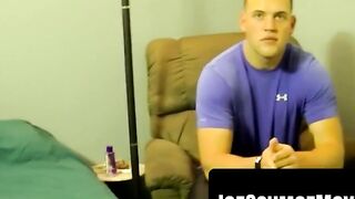 Three's The Charm! Hot Twinks Bareback Threesome Action