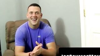 Three's The Charm! Hot Twinks Bareback Threesome Action