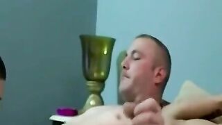 Thick Assed Gay Guy Spanked And Stroked To A Big Load