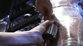 Drake Jaden's Plastic Wrap Bondage Fantasy - BDSM Roleplay with Fetish Play