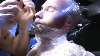 Drake Jaden's Plastic Wrap Bondage Fantasy - BDSM Roleplay with Fetish Play
