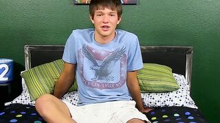 Twinks Interview Turns into Intimate Solo Masturbation Session