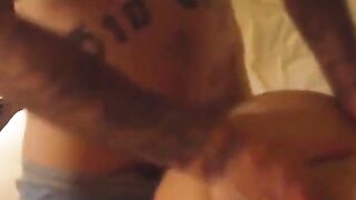 Back Door Blonde Bombshell - Anal Sex with Big Dick in Doggy Style