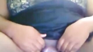 Big Busty Curvy MILF Plays with Herself in Private Room