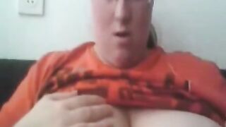 BBW MILF with Massive Boobs Rides Dildo & Shows Off Curvy Body