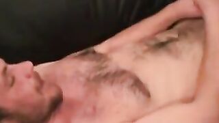 Hair Bear's Rough Jack Off Session - Close-Up & Slow Motion
