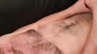 Hair Bear's Rough Jack Off Session - Close-Up & Slow Motion