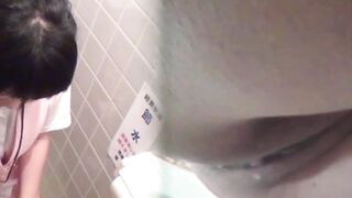 Asian Office Workers Unleash Steamy Squatting Session