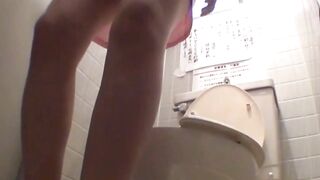 Asian Office Workers Unleash Steamy Squatting Session