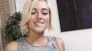 Blond Bombshell Khole Kapsari Gives Passionate Hand Job With A Twist Of Roleplay