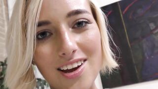 Blond Bombshell Khole Kapsari Gives Passionate Hand Job With A Twist Of Roleplay