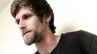 Hair Bear's Bedtime Jerk-Off Session - Straight Guy Masturbates In His Room
