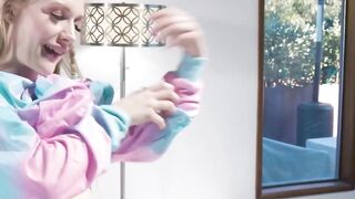 Step-Daughter's Hot & Naughty Surprise For Stepfather on His Birthday