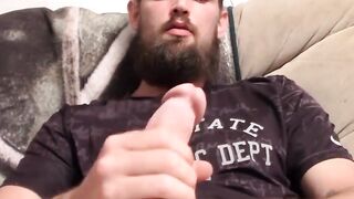 Beard Stroker" or "Hairy Beardsman Jackoff Compilation" - Older Guy Masturbates & Shoot Load of Sperm
