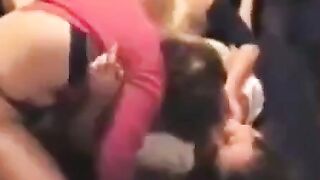 Lesbian Step-Sisters Scissoring & Fingering in Hot Threesome