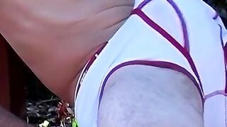 Skin-Tight Underwear Exposes Hunk's Big Dick For Hot Masturbation