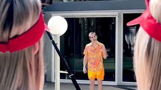 Four-Way Frenzy #4 - Hot Teen Lifegaurds Share A Hunk In Group Orgy