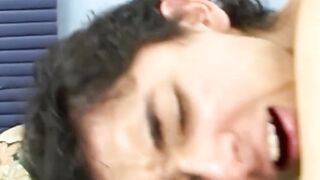 Latino Twunk's Hardcore Anal Threesome - Raw Doggy Style Action