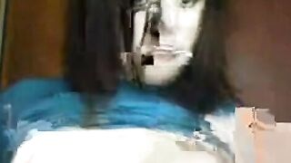 Ass-Fucking Amateur WebCam Girl with Big Booty Riding on Top of Guy's Dick!!