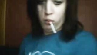 Ass-Fucking Amateur WebCam Girl with Big Booty Riding on Top of Guy's Dick!!