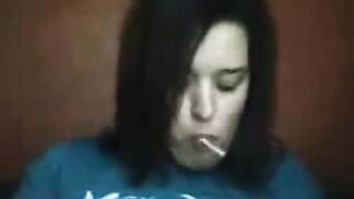 Ass-Fucking Amateur WebCam Girl with Big Booty Riding on Top of Guy's Dick!!