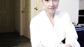Step-Mom's Pov Blowjob & Side Fucking with Step Son Ends in Facial