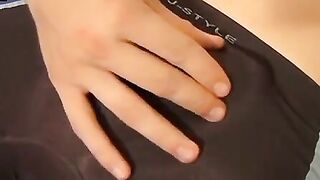 Bryce Corbett's Hot Undie Tease - Solo Male Masturbation