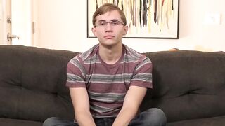 Twinks' Interview Turns Sexual With Huge Load" or "Interrogation Room Erotic Encounters", both can work depending on if you want to focus more on eroticism/interviews or pornographic content