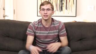 Twinks' Interview Turns Sexual With Huge Load" or "Interrogation Room Erotic Encounters", both can work depending on if you want to focus more on eroticism/interviews or pornographic content