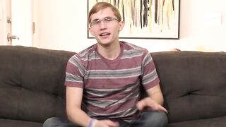 Twinks' Interview Turns Sexual With Huge Load" or "Interrogation Room Erotic Encounters", both can work depending on if you want to focus more on eroticism/interviews or pornographic content