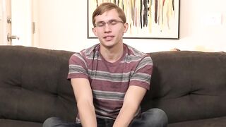 Twinks' Interview Turns Sexual With Huge Load" or "Interrogation Room Erotic Encounters", both can work depending on if you want to focus more on eroticism/interviews or pornographic content
